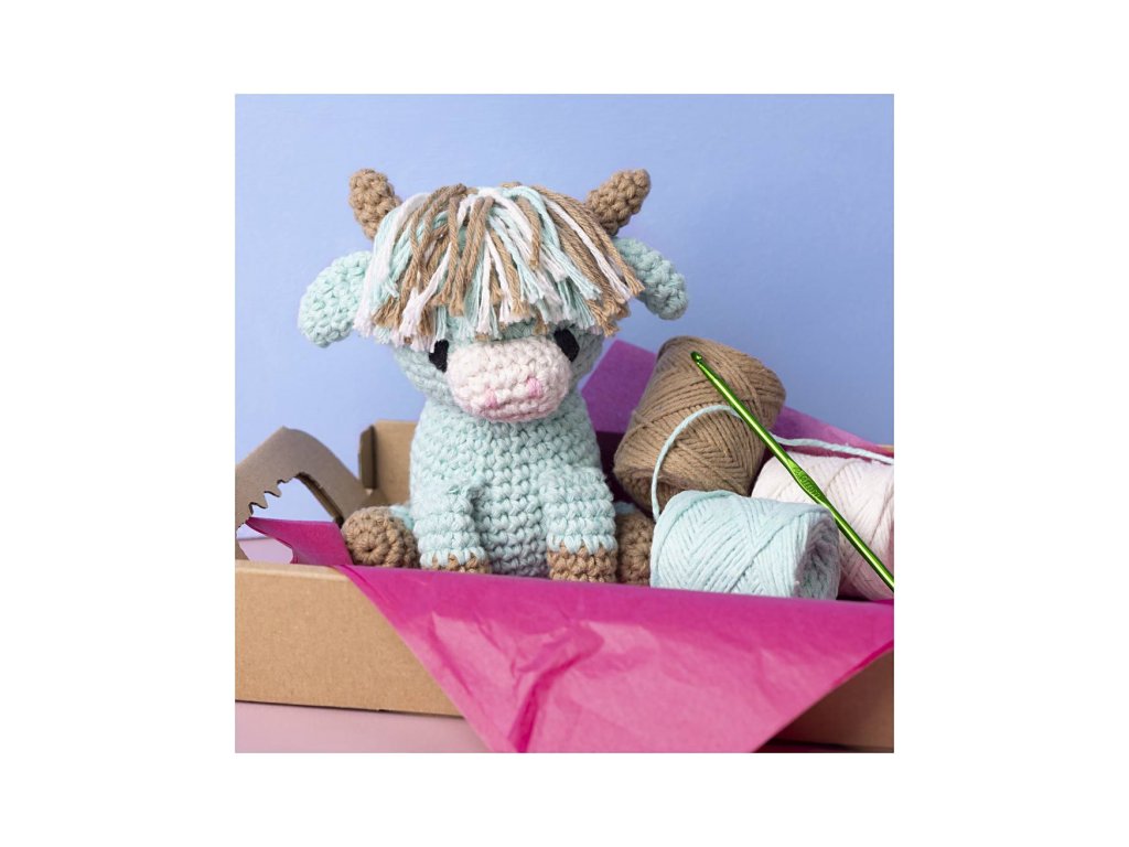 Sada na háčkovanie Amigurumi kravička