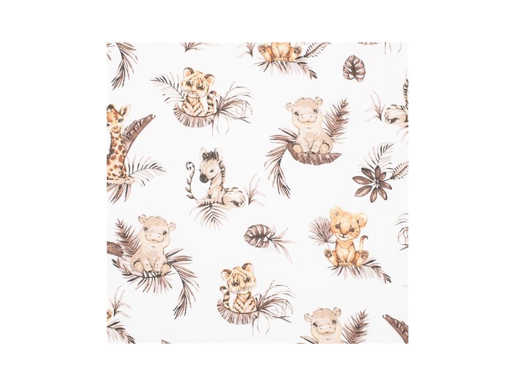 Jersey plachta New Baby 120x60 cm Safari
