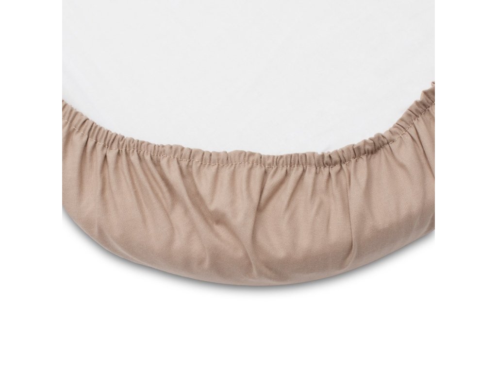 Jersey plachta do kočíka New Baby 35x75 cm cappuccino