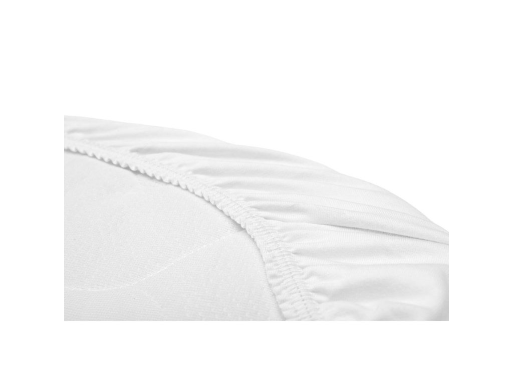 Jersey plachta do kočíka New Baby 35x75 cm biela