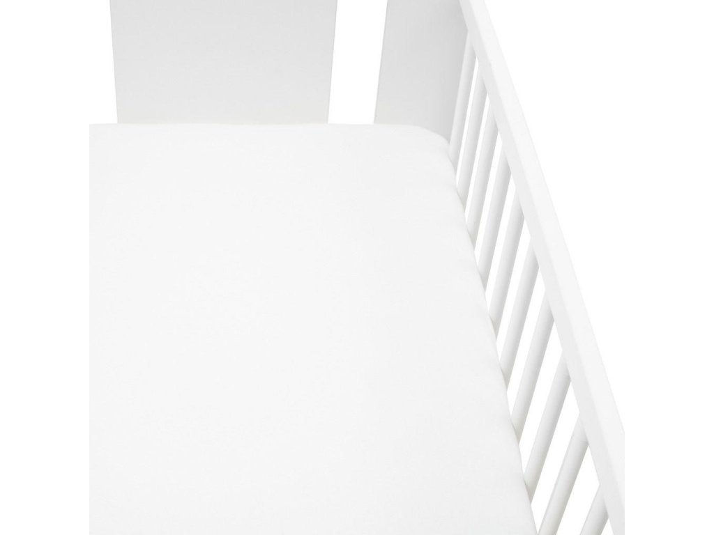 Froté plachta do postieľky New Baby 140x70 cm biela