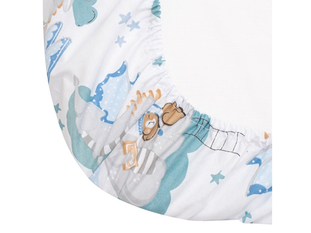 Jersey plachta do kočíka New Baby 35x75 cm dráčik