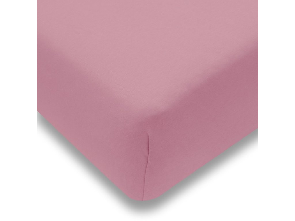 Jersey plachta do postieľky New Baby 120x60 cm ružová