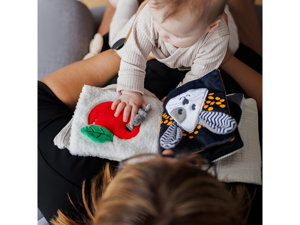 BabyOno kontrastná knižka Mause