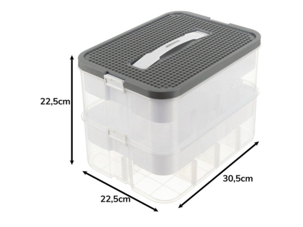 Box na lego 2-poschodový