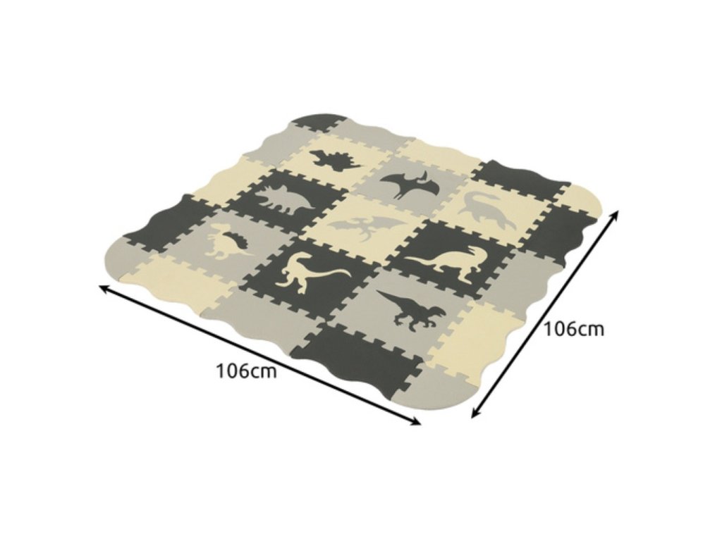 Kruzzel penové kocky na hranie 35 kusov | 106x106 cm