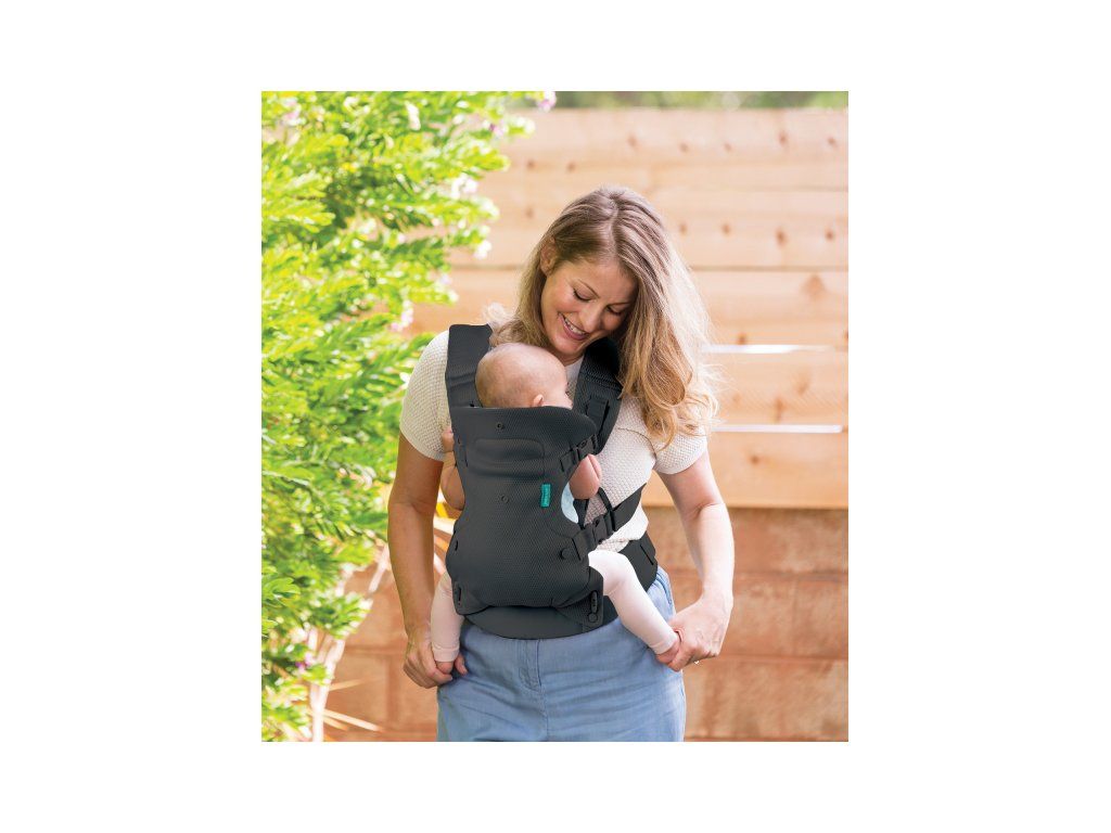 Infantino Nosič Flip 4v1 Light & Airy Convertible Dark Grey