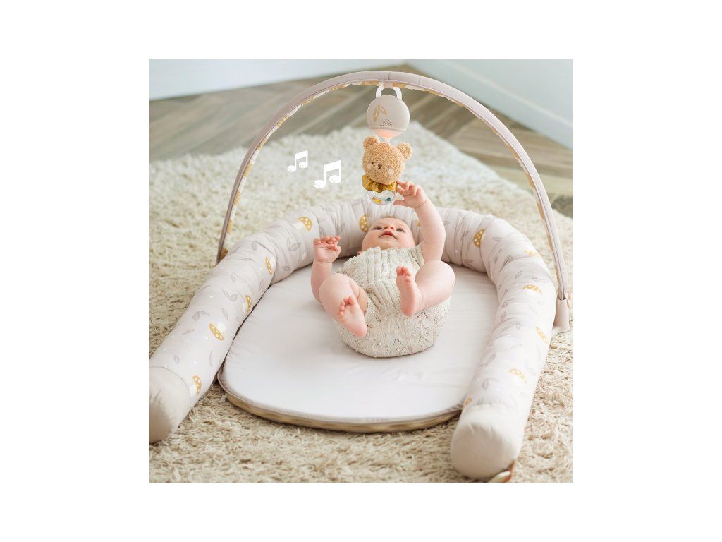 Taf Toys Hniezdo pre bábätko s hrazdou Little Explorer