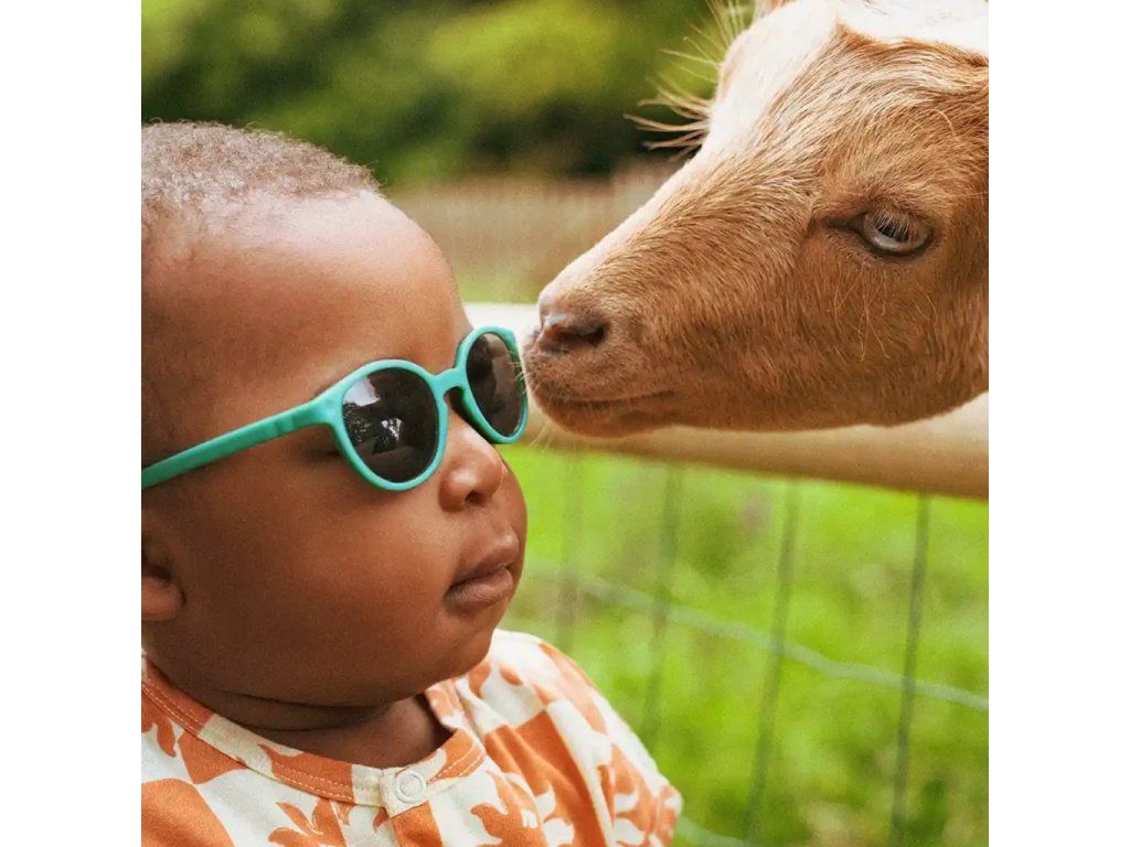 Detské slnečné okuliare KiETLA Wazz 0-1 rok Lagoon