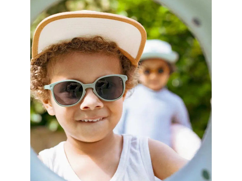 Detské slnečné okuliare KiETLA Wazz 4-7 rokov - Kaki