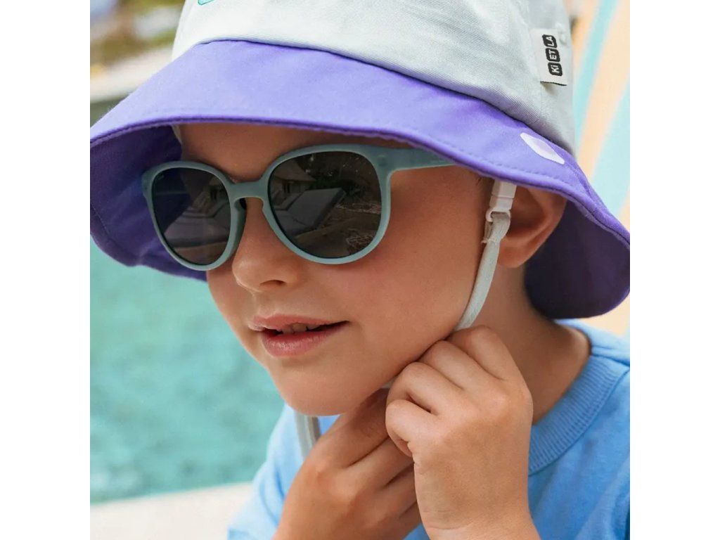 Detské slnečné okuliare KiETLA Wazz 7-12 rokov - Storm