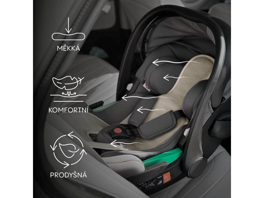 Zopa Breeze priedušná podložka do vajíčka (0-13 kg)