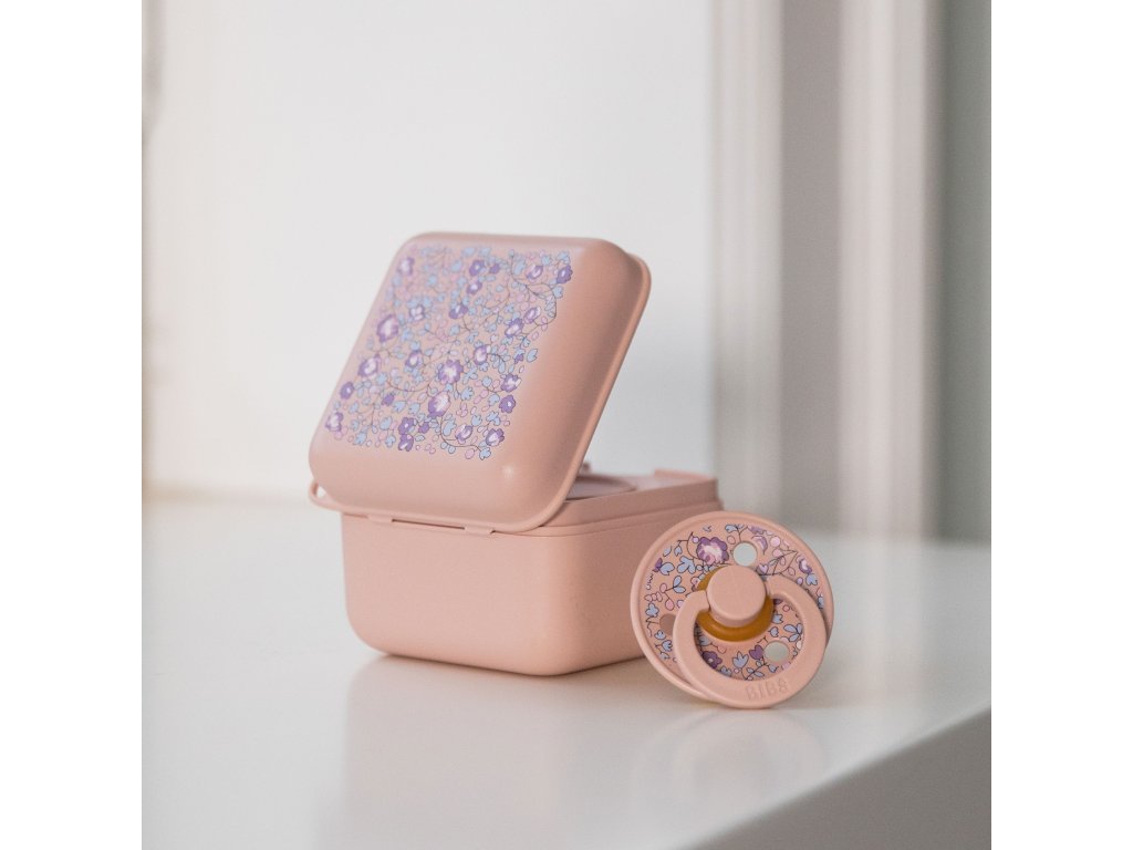 BIBS x LIBERTY krabička na cumlíky - Blush