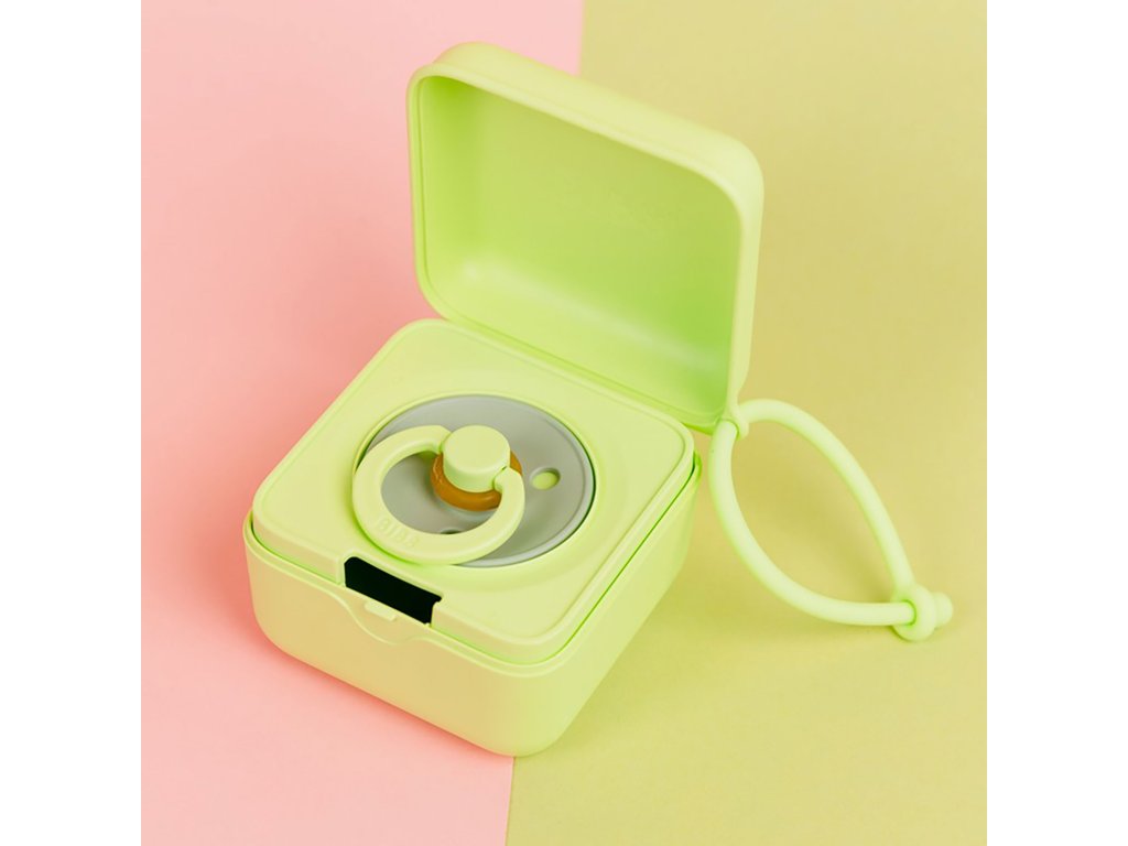 BIBS krabička na cumlíky - Matcha