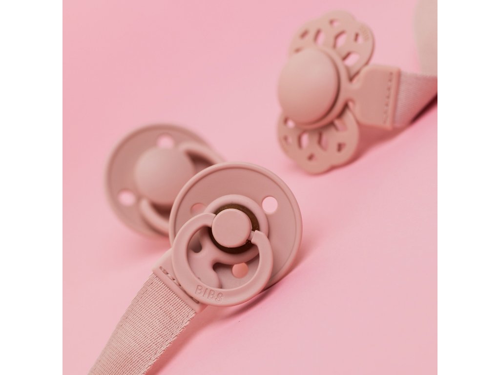 Klip na cumlík BIBS Loop - Blush