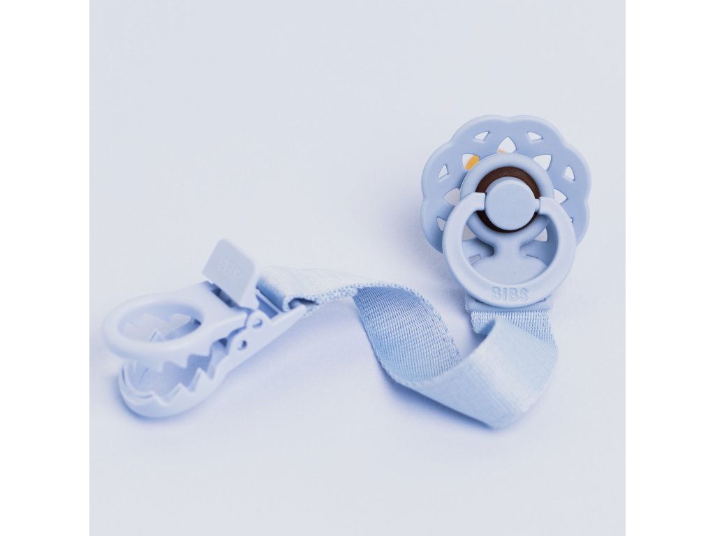 Klip na cumlík BIBS Loop - Dusty blue