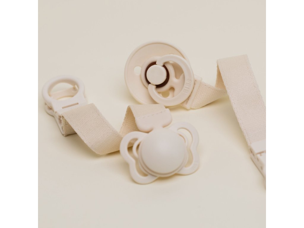 Klip na cumlík BIBS Loop - Ivory