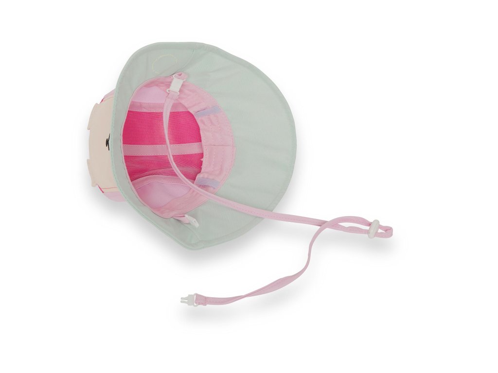 KiETLA FUN OURS‘ON klobúčik s UV ochranou - Bear Raspberry