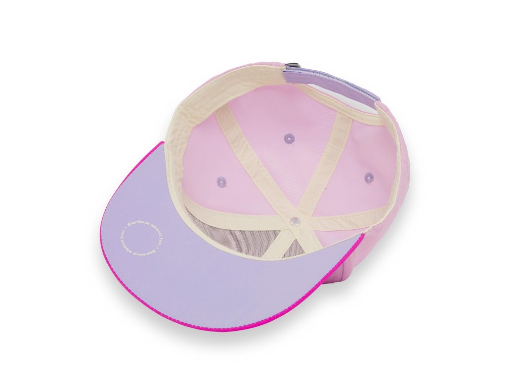 KiETLA ICONIK Baseball šiltovka s UV ochranou - Pink Flower