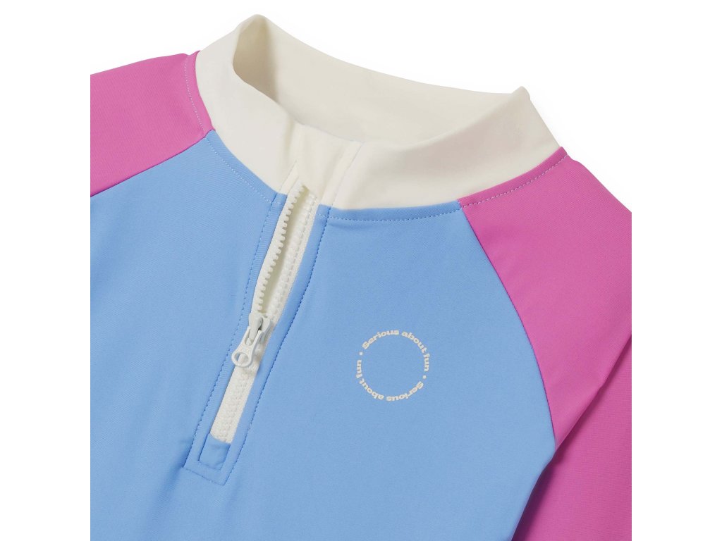 KiETLA ICONIK plavky s UV ochranou - tričko s dlhým rukávom - Purple Pink