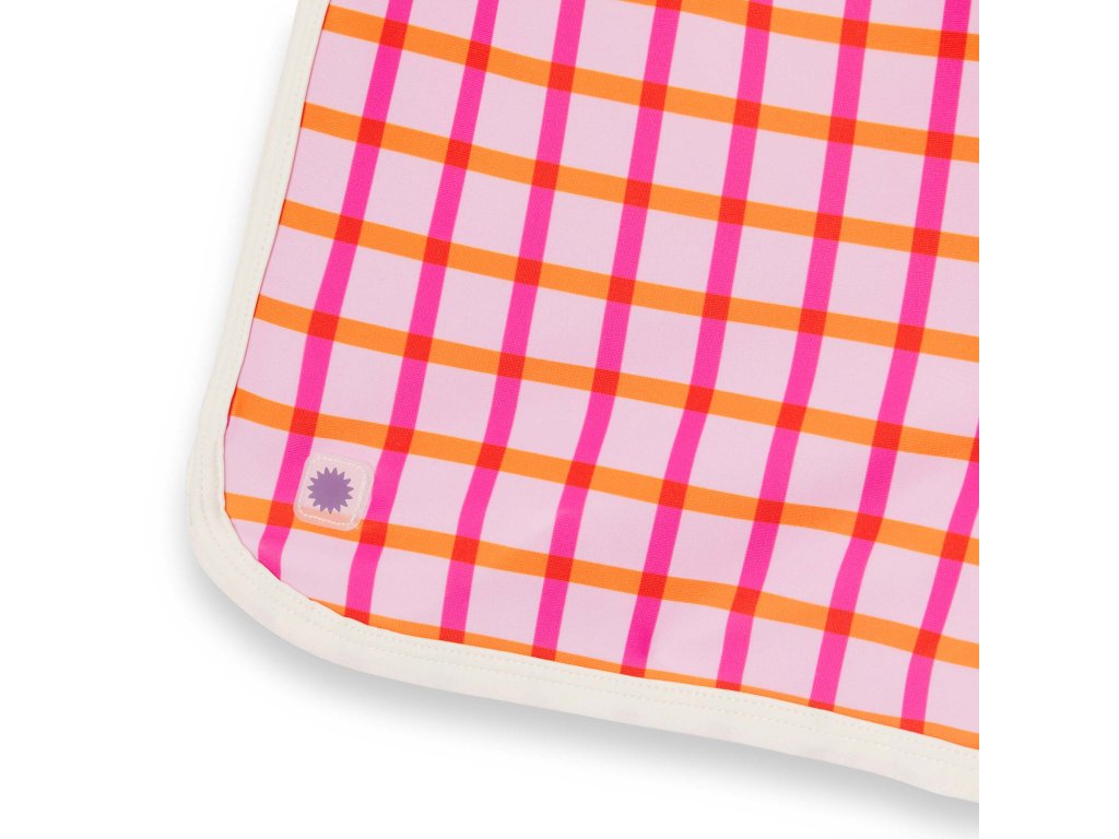 KiETLA ICONIK plavky s UV ochranou - šortky - Tartan Red