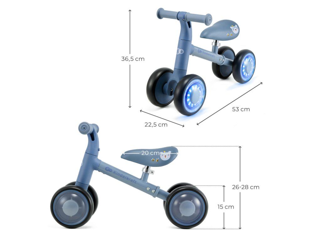 Odrážadlo Kinderkraft Cutie Flash Blue